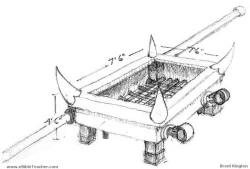 Click to enlarge rendering of altar in tabernacle