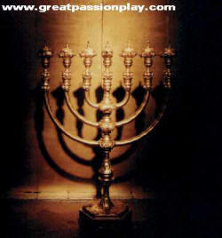 photo of lampstand from Great Passion Play
