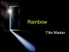 powerpoint template light beam through a slightly open door