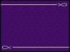 powerpoint template, dark purple background with fish symbol rule on top and bottom border
