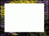 powerpoint template of flowered border