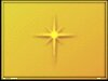 Golden background with centered embossed cross with star-like highlights, abstract star