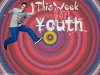 full screen image of youth jumping before a circular red graphic and the text 'this week's youth'
