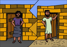 graphics for two builders parable