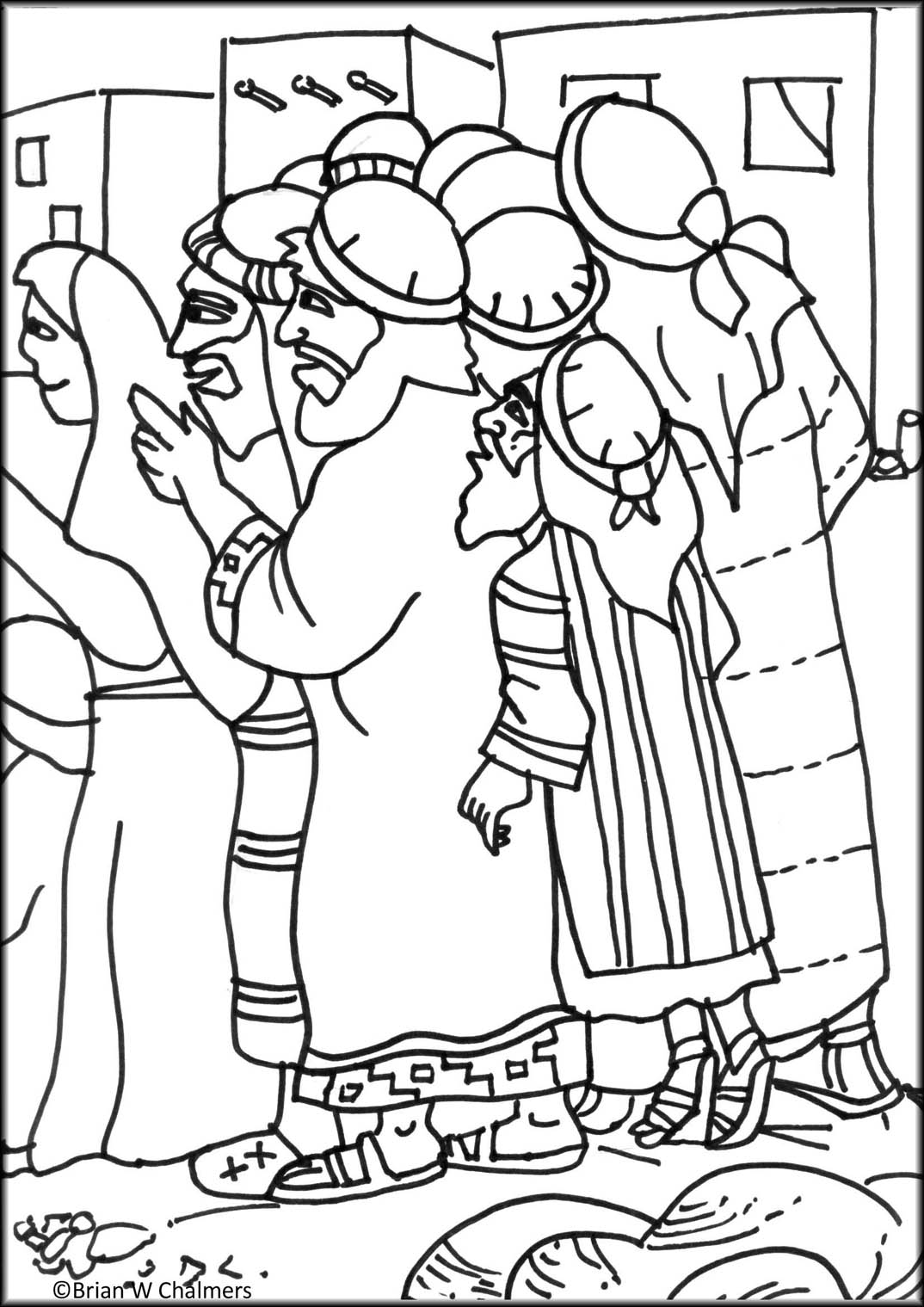 Coloring Pages Zacchaeus