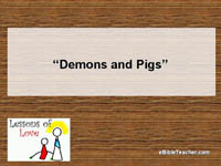 Demons and Pigs Flip Chart Cover Page.