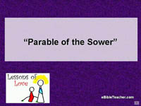 Parable of the Sower Flip Chart Cover Page.