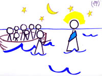 Peter Walks on Water