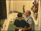 Color animated gif made from photos of actual immersion baptism.
