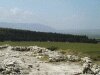 Color photo of Mount Carmel from Megiddo Valley, where Elijah faced the prophets of Baal.