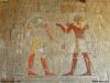 Color photo of the Egyptian temple of Anubis, Hatshepsut.