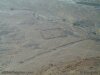 Overhead color photo of the roman military camp at Masada.