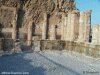 Color photo of ruins of King Herod's palace on Masada.