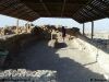 Color photo of ruins of a school on Masada.