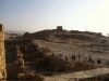 Color photo showing how large the top of Masada was.