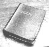 Grayscale background of Bible for sermons.