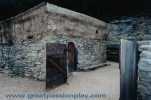 Photo of recreation of New Testament inn, lodging, Mary