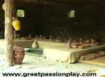 Photo of recreation of upper room where Passover was kept, Lord's supper