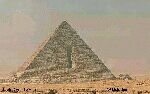 Color photo of Egyptian pyramid, during day.