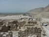 Color photo of overview of ruins at Qumran, where Essenes lived.