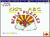 Screen shot from CD of Kid's ABC Bible puzzles