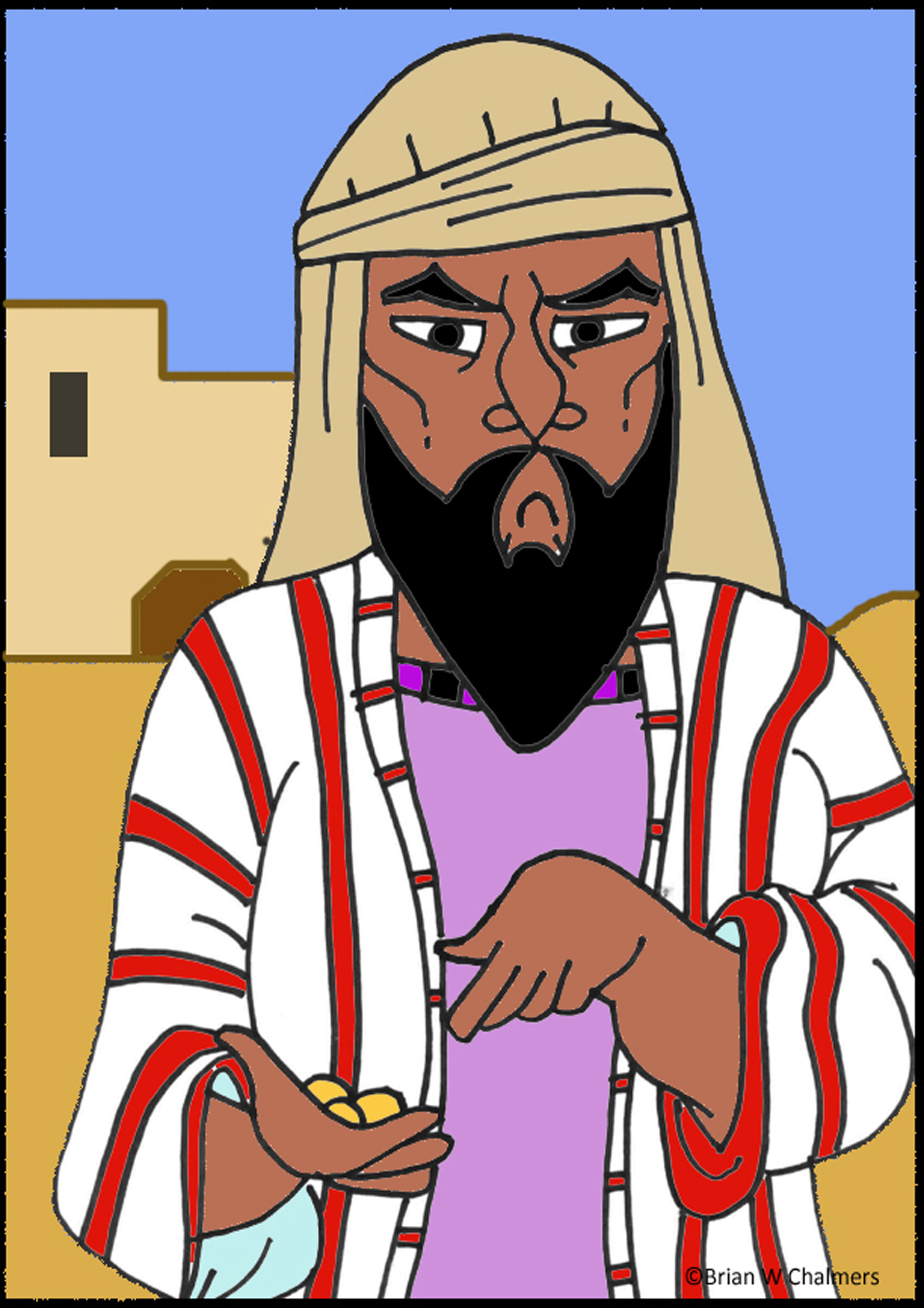 zacchaeus tax collector coloring pages - photo #45