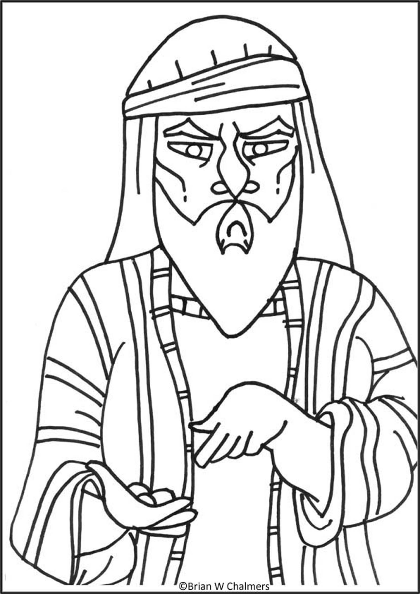 zacchaeus tax collector coloring pages - photo #1