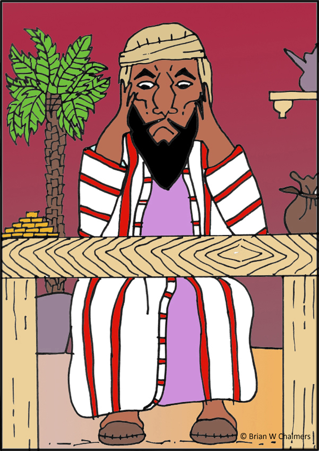 zacchaeus tax collector coloring pages - photo #44