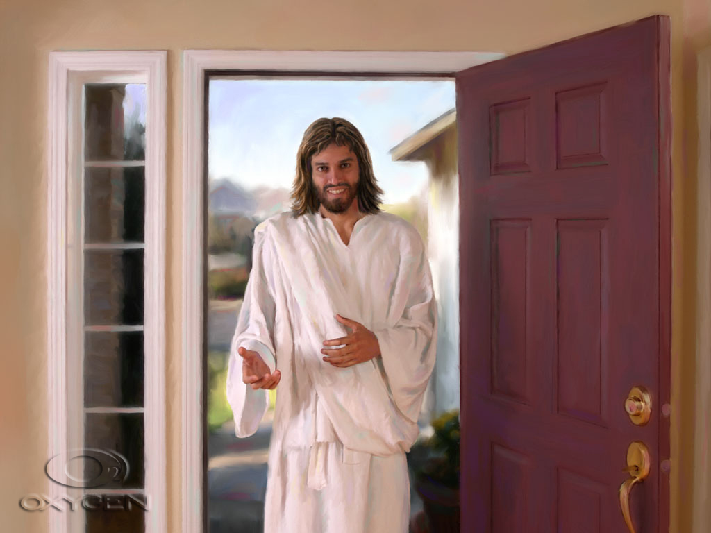 clipart of jesus knocking at the door - photo #29