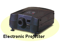 Color photo of electronic Projector
