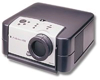 color photo of projection system