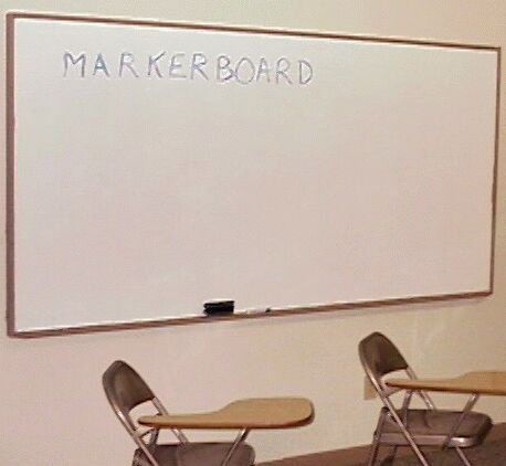 photo of hand made markerboard