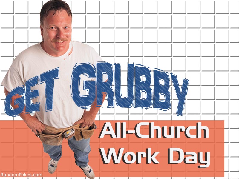 church work day announcement